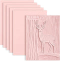 6 Pack 4"x6" Pale Pink Rubber Stamp Carving Blocks Rubber Carved Brick by Oopsu