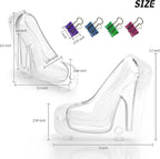 Sakolla High Heel Shoe Chocolate Molds, 3D Shoe Candy Molds Large Thick Soled - Image 2