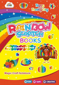 ZMLM Scratch Paper Art-Crafts Gift: 2 Pack Rainbow Notebooks Supplies Toys by ZMLM