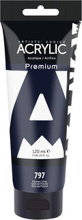 AUREUO Payne's Grey Acrylic Paint, 4 Fl Oz / 120ml Single Tube, Rich Pigment by AUREUO