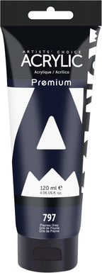 AUREUO Payne's Grey Acrylic Paint, 4 Fl Oz / 120ml Single Tube, Rich Pigment by AUREUO