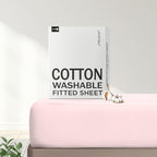 FreshCulture Pure Cotton Fitted Sheets Full Size, 300 Thread Count Percale by FreshCulture