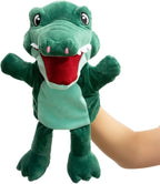 HollyHOME Hand Puppets Crocodile Plush Animal Zoo Alligator Puppets 14 Inches by HollyHOME
