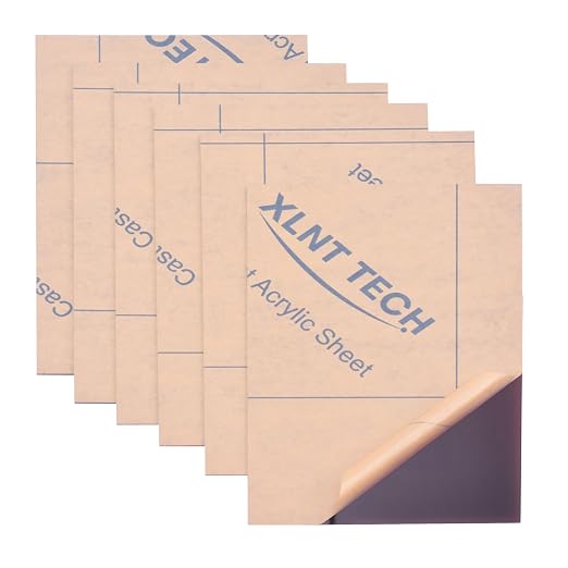 6 PCS Translucent Teal Cast Acrylic Sheets 8" x 12" x 0.118", Plexiglass by MaterialsParts