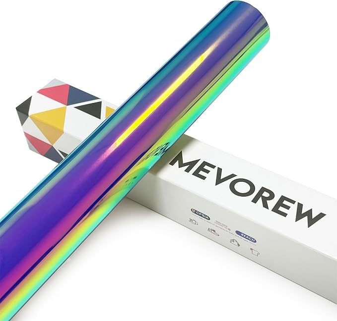 Holographic HTV Heat Transfer Vinyl, Iron on Transfers by MEVOREW