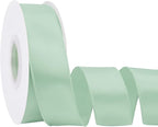 Sage Green 1.5 Inch 25 Yards Satin Wired Ribbon by Simplegoal