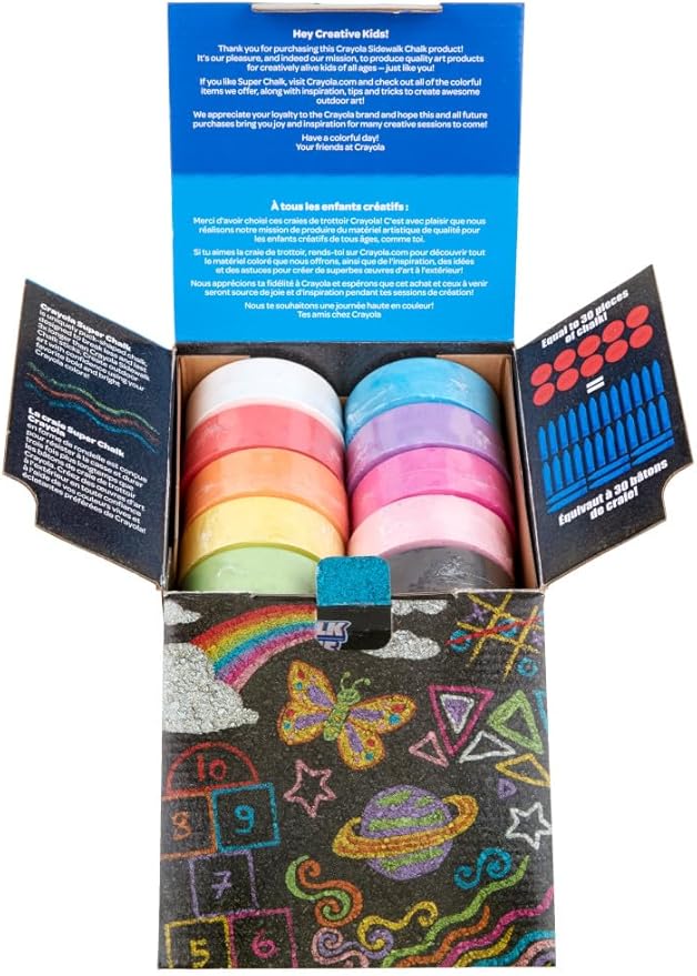 Crayola Washable Sidewalk Chalk - Image 3