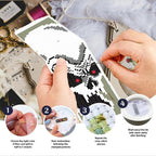 INFUNLY 6PCS Skull Theme Cross Stitch Kit - Image 4