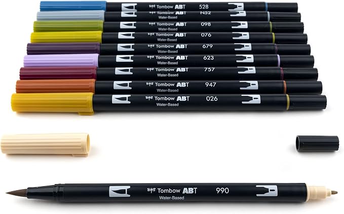 Tombow 56186 Dual Brush Pen Art Markers, Brush and Fine Tip Markers - Image 3