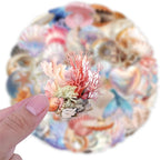60PCS Cartoon Conch Stickers Funny Sea Shell Stickers - Image 2