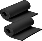 2-Pack 8mm Thick Black Eva Foam Sheets roll, 13.9" x 39" Premium eva Craft Foam by MEARCOOH