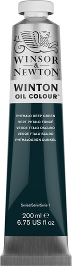Winsor & Newton Winton Oil Color, 200ml Tube, Phthalo Deep Green - Image 11