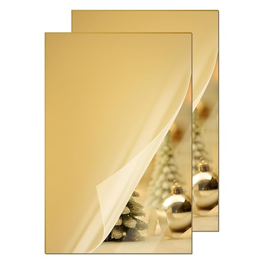 KINLINK 8x12 Plexiglass Sheets 1/8 inch Thick - 3mm Mirror Cast Acrylic Sheet by KINLINK
