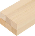 MECCANIXITY 6Pcs Basswood Sticks, 9/16" x 9/16" x 8" Square Wooden Dowel Rods by MECCANIXITY