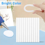 Manarty White Hot Glue Sticks, Adhesive EVA Glue Sticks - Image 3