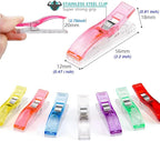 Doukey Large Sewing Clips Fabric Clips 50PCS Jumbo Quilt Clips - Image 4
