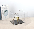 Clear Acrylic Display Case for Collectibles Assemble, Cube Box Dustproof - Image 2