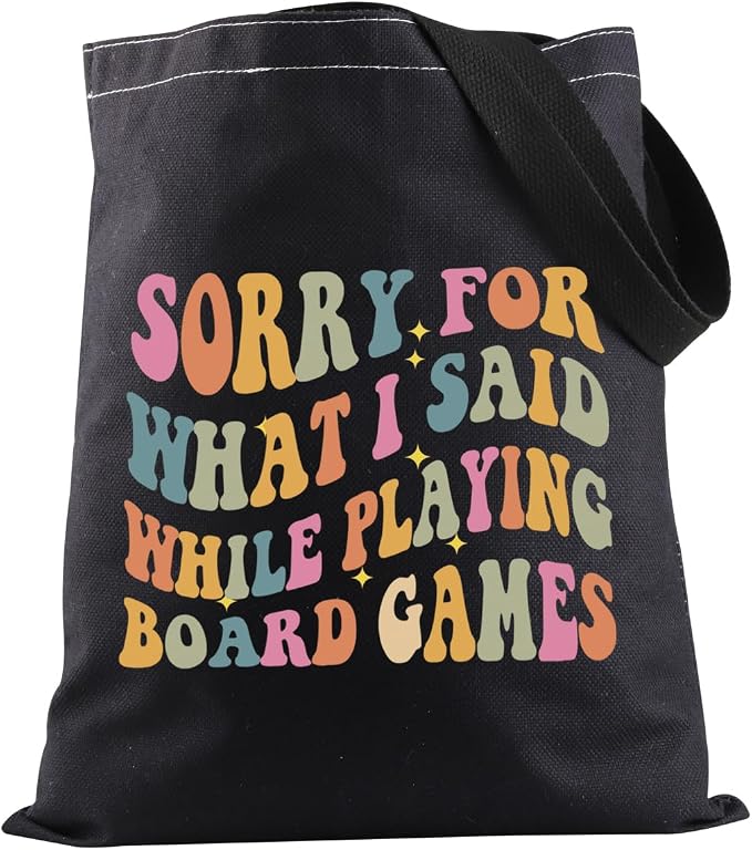 JXGZSO Board Games Tote Bag Board Game Gift Game Night Shoulder Bag Board Games by JXGZSO
