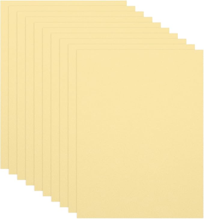 PATIKIL 10 Pcs Beige EVA Foam Sheets, 12 x 8 Inches Foam Sheets by PATIKIL