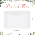 Geyee 100 Pcs Glassine Ticket Envelopes - Image 3