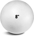 Styrofoam Balls 8 Inch, DIY Craft Giant Foam Ball by AHKUNMT