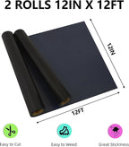 RENLITONG Black Heat Transfer Vinyl - Image 2