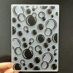 3D Plastic Embossing Folder Template Bubbles Texture A6 Size - Image 6