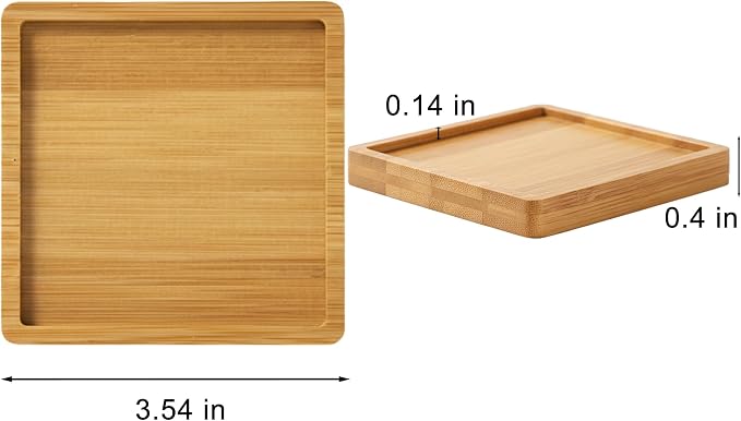 Bamboo Coasters for Crafts, DIY resin projects, classroom crafts and handmade - Image 2