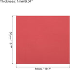 MECCANIXITY EVA Foam Sheets Red 19.7 Inch x 19.7 Inch 1mm Thick Crafts Foam - Image 2