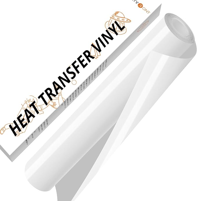 HTVRONT White HTV Vinyl Roll by HTVRONT