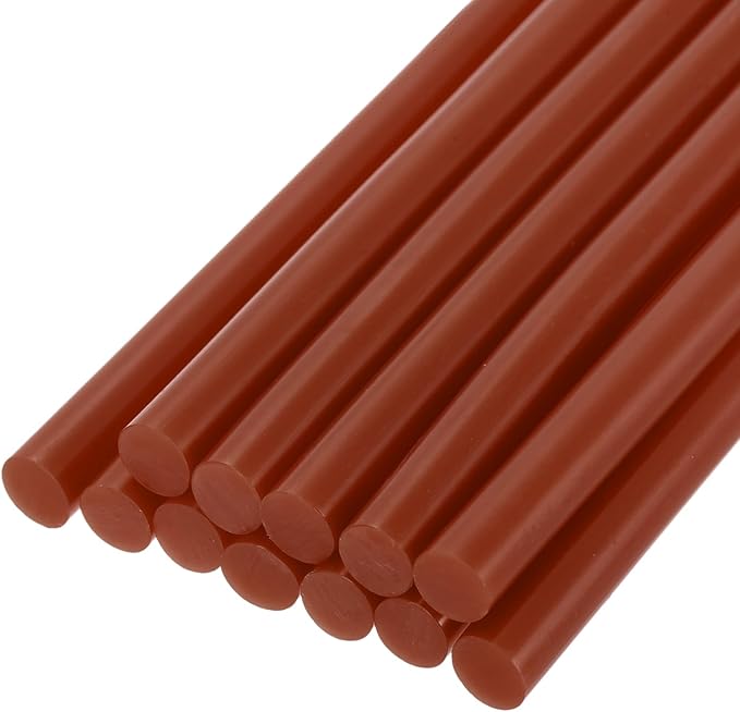 uxcell Mini Hot Glue Sticks for Glue Gun 11mm x 100mm Dark Brown 12pcs by uxcell