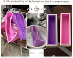 2 PCS Silicone soap molds Making Kit soap loaf bar Making molds - Image 4