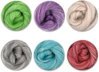 Revolution Fibers Cascade Range Wool Roving Variety Pack | 6 Super Soft - Image 3