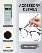 Matte Gunmetal Eyeglass Frame Touch Up Paint Pen, All-in-One Touch Up Kit - Image 7