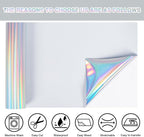 TORC Metallic HTV Heat Transfer Vinyl Roll 12" X 10FT Silver Holographic Iron - Image 3