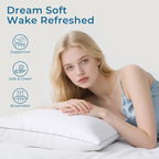 Sasttie King Size Pillows Set of 2, Bed Pillows - Image 4