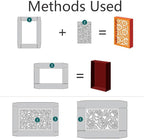 3D Flowers Box Metal Cutting Dies Hollow Out Daisies Roses Box Die Cuts Carbon - Image 3