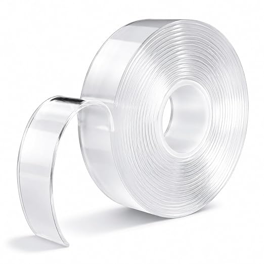 SANKEMU Double-Sided Tape Heavy Duty 16.5 FT x 1.18 in – Clear Removable by SANKEMU