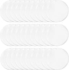Zorfeter Clear Acrylic Blanks, 4 Inch Round, 30 Pack | Circle Ornament Blanks by Zorfeter