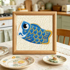 INFUNLY Cute Koi Flag Punch Needle Kit - Image 6