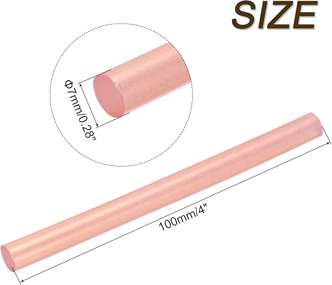 uxcell 30pcs 7mm x 100mm Mini Hot Glue Sticks - Image 2
