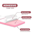 330 PCS Double Sided Foam Tape Pre Cut 1/2 X 2/5 Inch Small Adhesive Foam - Image 5