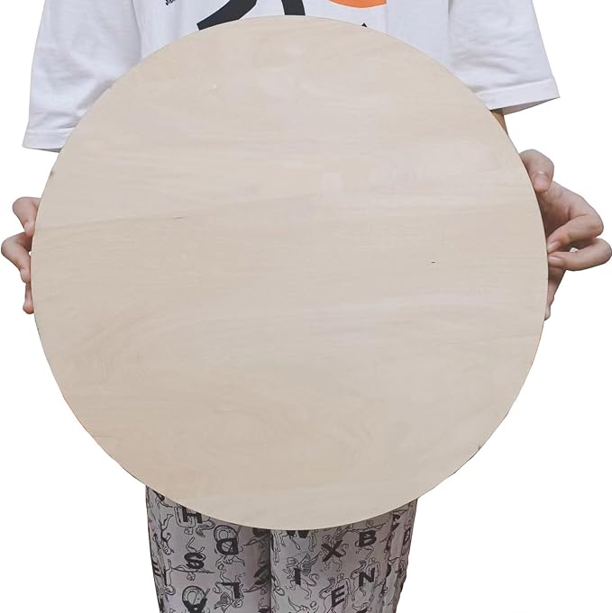 4 Pack Plywood Round Board for Crafts-18 x 18 Inch Circle Sheets by Unknown