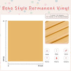 Tintnut Boho Permanent Vinyl 8 Sheets 12''x10'' Champagne Adhesive Vinyl | - Image 2