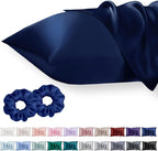 Queen Satin Pillowcase for Hair 2pc, Similar to Silk Pillow Cases, Easier Care by Vielit