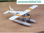 ZEZEFUFU 1:32 Scale DHC-2 Beaver Float Seaplane Paper Model Set Handmade DIY - Image 7