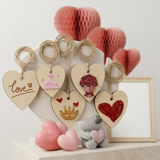 Unfinished Wooden Ornaments - Image 3