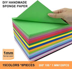 120 Pack EVA Foam Sheets, 8 x 6IN, 1mm Thick Foam Paper - Image 3