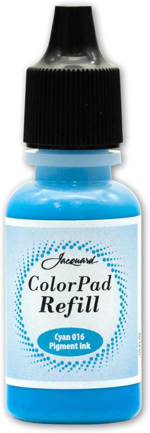 Jacquard ColorPad .5 oz Stamp Pad Pigment Ink Refill by Jacquard