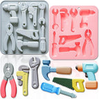 2 Pack Hardware Tools Silicone Mold Set by JOMIHONEY